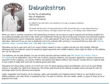 Tablet Screenshot of debunkatron.com